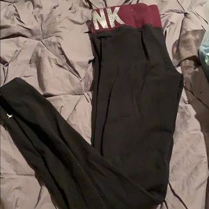 Black leggings from PINK